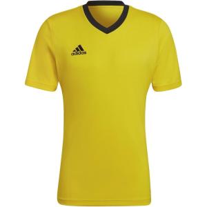 imageadidas Mens Entrada 22 JerseyTeam YellowBlack