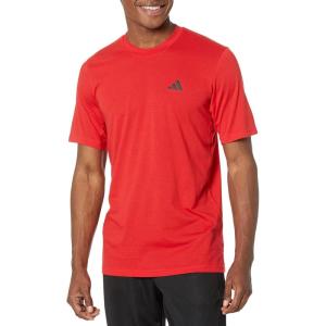 imageadidas Mens Essentials Feel Ready Training TShirtBetter ScarletBlack