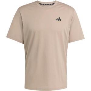 imageadidas Mens Essentials Feel Ready Training TShirtChalky BrownBlack