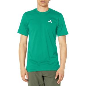 imageadidas Mens Essentials Feel Ready Training TShirtCourt GreenWhite
