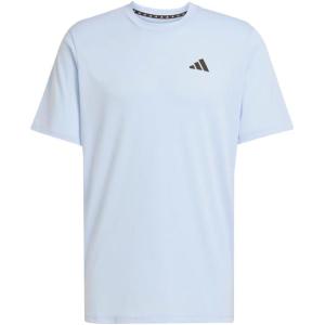 imageadidas Mens Essentials Feel Ready Training TShirtGlow BlueBlack
