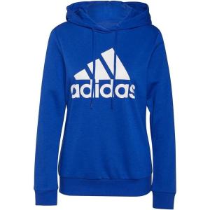 imageadidas Mens Essentials Fleece 3 Stripes Hoodie Training Athletic Outerwear Casual  GreyBold BlueWhite