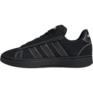 imageadidas Mens Grand Court Alpha 00s SneakerBlackBlackWhite