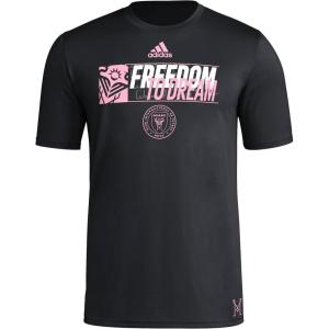 imageadidas Mens Inter Miami Cf MLS Short Sleeve TShirtBlack Inter Miami
