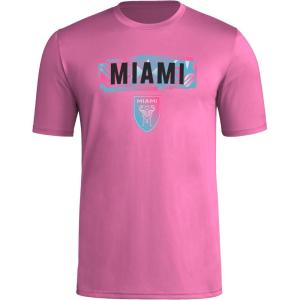 imageadidas Mens Inter Miami Cf MLS Short Sleeve TShirtPink Miami