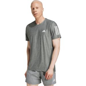 imageadidas Mens Own The Run TShirtGreyWhite Melange