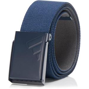 imageadidas Mens Reversible Web Golf BeltCollegiate NavyGrey Five