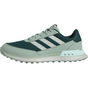 imageadidas Mens S2G Spikeless 24 Golf ShoesAurora IvySilver PebbleSemi Flash Aqua