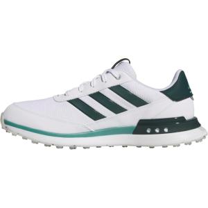 imageadidas Mens S2G Spikeless 24 Golf ShoesFootwear WhiteAurora IvyPreloved Teal