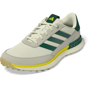 imageadidas Mens S2G Spikeless 24 Golf ShoesOff WhiteCollegiate GreenWonder Alumina