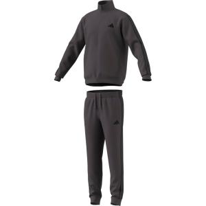 imageadidas Mens Size Basic 3Stripes Tricot Track SuitGrey Strata