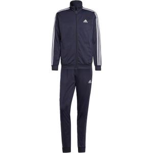 imageadidas Mens Size Basic 3Stripes Tricot Track SuitInkWhite