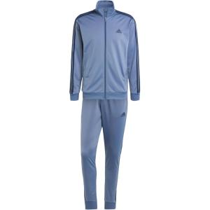 imageadidas Mens Size Basic 3Stripes Tricot Track SuitPreloved Ink