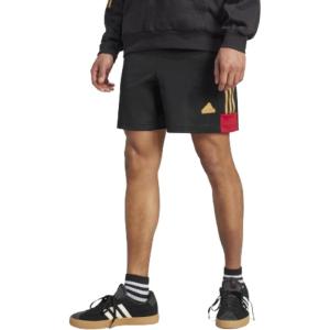 imageadidas Mens Tall Size House of Tiro Nations Pack ShortsBlackTeam Victory RedSt Tan