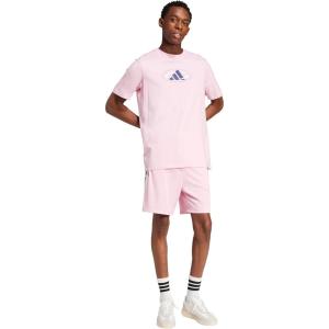 imageadidas Mens Tall Size House of Tiro Nations Pack ShortsTrue PinkBlackWhite
