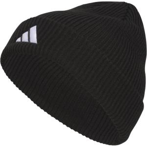 imageadidas Mens Team Issue Beanie Standard Fit Cuffed Acrylic Knit HatCap for WinterBlackWhite20
