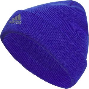 imageadidas Mens Team Issue Beanie Standard Fit Cuffed Acrylic Knit HatCap for WinterSemi Lucid BlueGrey