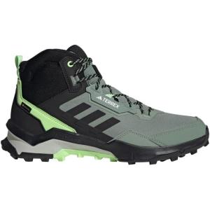 imageadidas Mens Terrex AX4 Mid GoreTex Hiking ShoeSilver GreenBlackCrystal Jade
