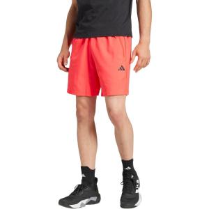 imageadidas Mens Train Essentials Woven ShortsLucid RedBlack