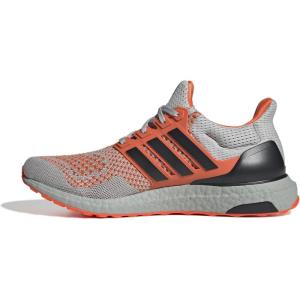 imageadidas Mens Ultraboost 10 ShoeBlackImpact OrangeGrey