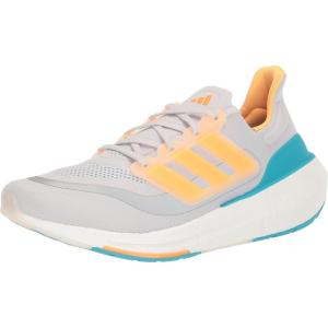 imageadidas Mens Ultraboost Light Running ShoeDash GreyFlash OrangeLucid Cyan