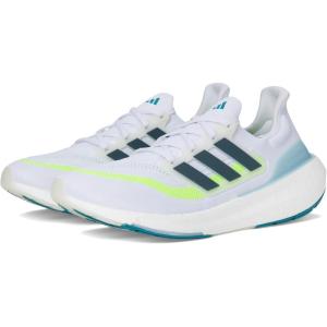 imageadidas Mens Ultraboost Light Running ShoeWhiteArctic NightLucid Lemon