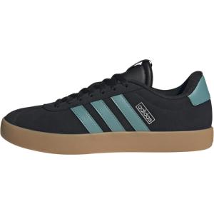 imageadidas Mens Vl Court 30 SneakerBlackPowder TealSilver Metallic