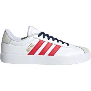 imageadidas Mens Vl Court 30 SneakerWhiteBetter ScarletTeam Navy Blue