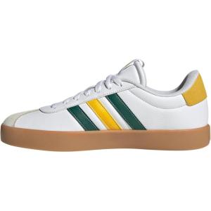 imageadidas Mens Vl Court 30 SneakerWhiteCollegiate GreenUtility Yellow