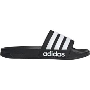 imageadidas Unisex Adult Adilette Shower Slip On SlidesBlackWhiteCore Black