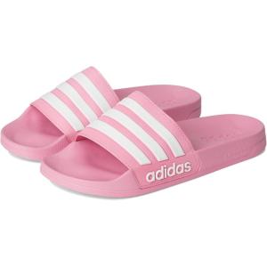 imageadidas Unisex Adult Adilette Shower Slip On SlidesBliss PinkWhiteBliss Pink
