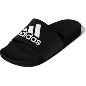 imageadidas Unisex Adult Adilette Shower Slip On SlidesCore BlackWhiteBlack