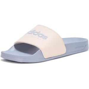 imageadidas Unisex Adult Adilette Shower Slip On SlidesPutty MauveSilver VioletIce Lavender