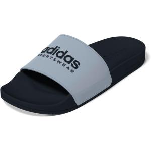imageadidas Unisex Adult Adilette Shower Slip On SlidesWonder BlueAurora InkShadow Navy