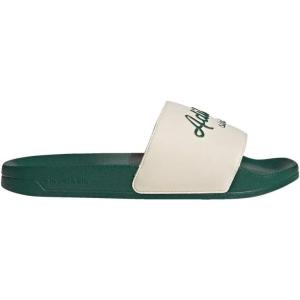 imageadidas Unisex Adult Adilette Shower Slip On SlidesWonder WhiteCollegiate GreenCollegiate Green