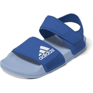 imageadidas UnisexChild Adilette Slide SandalBright RoyalWhiteClear Sky