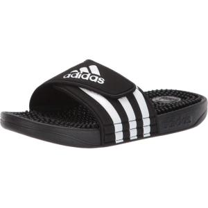 imageadidas UnisexChild Adissage Slides SandalBlackWhite