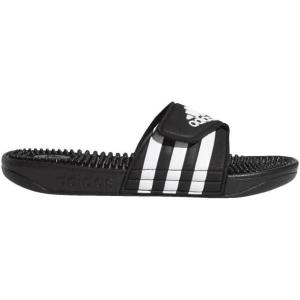 imageadidas UnisexChild Adissage Slides SandalBlackWhiteBlack