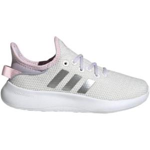 imageadidas UnisexChild Cloudfoam Pure SneakerWhiteSilver MetallicSilver Dawn