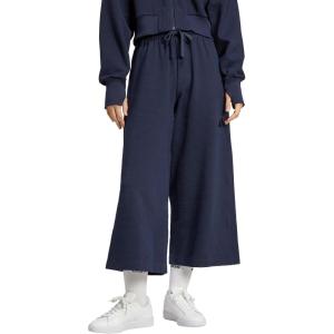 imageadidas Womens All Szn Ribbed 78 Length Wide Leg PantsInk