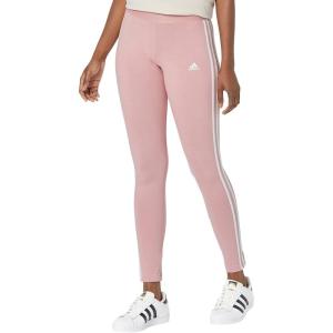 imageadidas Womens Essentials 3Stripes LeggingsWonder MauveWhite