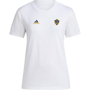 imageadidas Womens La Galaxy MLS Short Sleeve TShirtWhite La Galaxy