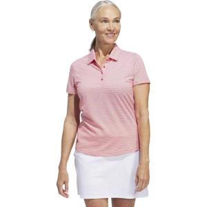 imageadidas Womens Ottoman Short Sleeve Polo ShirtCollegiate Red