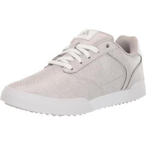 imageadidas Womens Retrocross Spikeless Golf Sneakers Shoes  WhiteGrey TwoSilver MetallicFootwear White