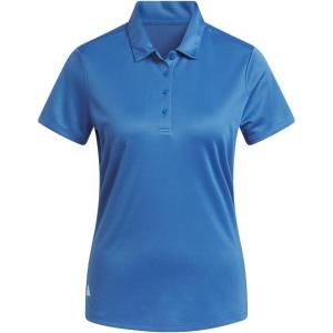 imageadidas Womens Solid Performance Short Sleeve Polo ShirtTrace Royal