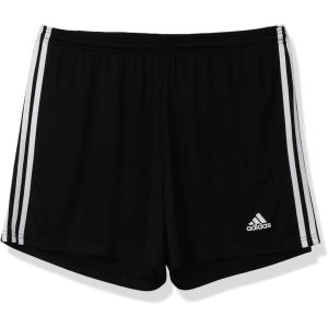 imageadidas Womens Squadra ShortsBlackWhite Full Stripes