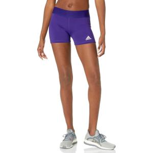 imageadidas Womens Techfit Volleyball ShortsTeam Colleg PurpleWhite
