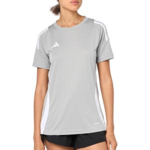 imageadidas Womens Tiro 24 JerseyTeam Mid GreyWhite