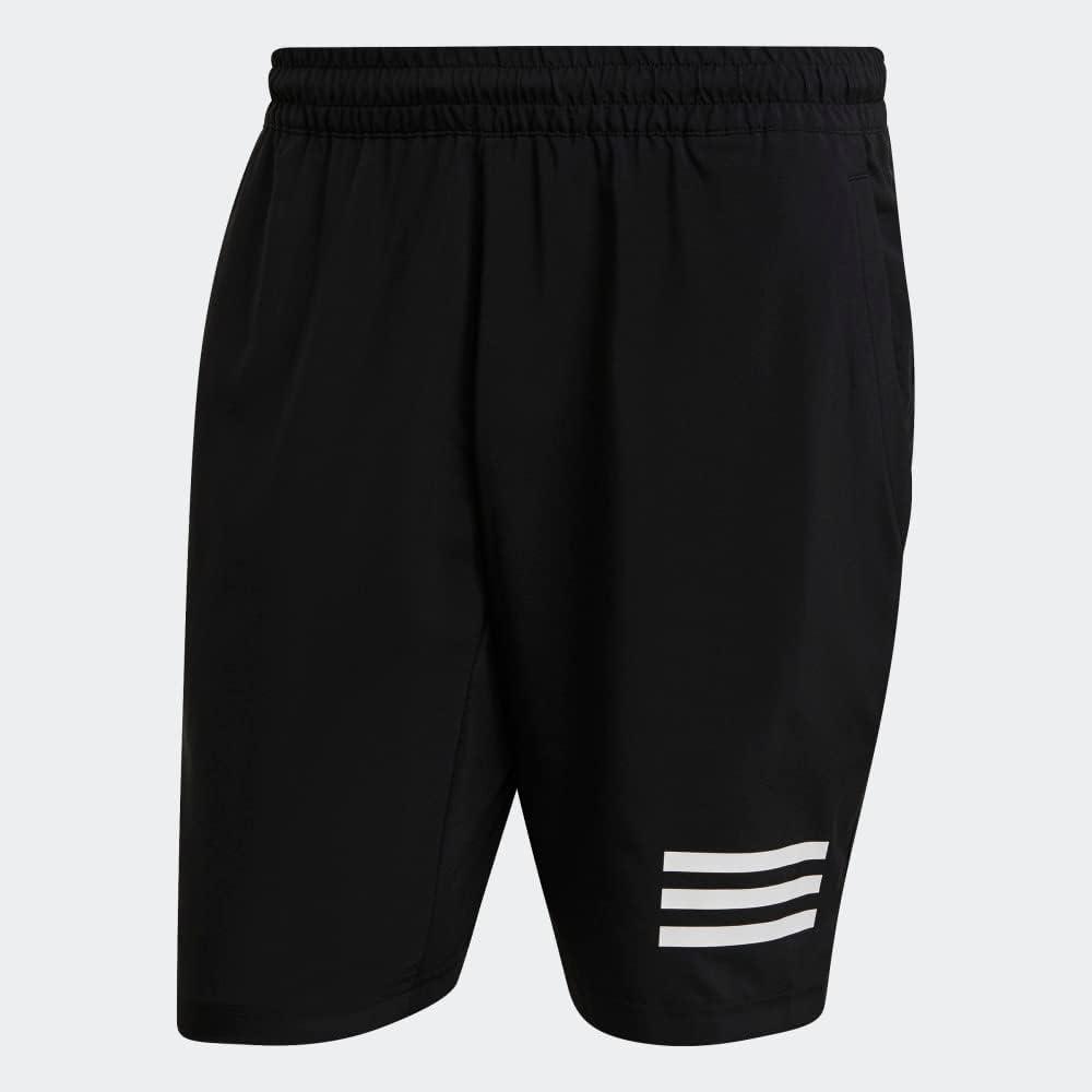 imageadidas Mens Club Tennis 3Stripes ShortsBlackWhite