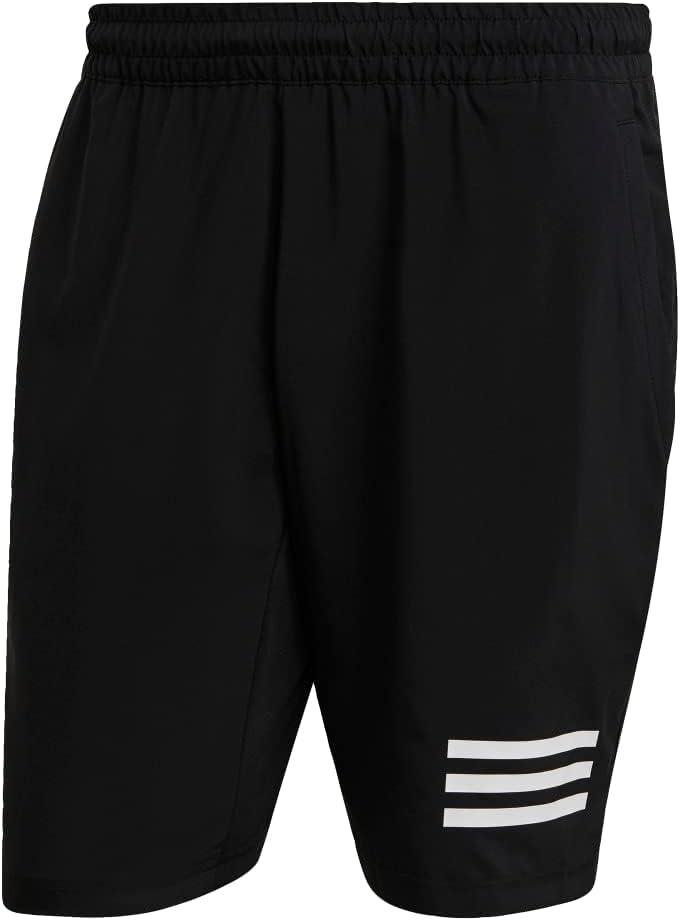 imageadidas Mens Club Tennis 3Stripes ShortsBlackWhite